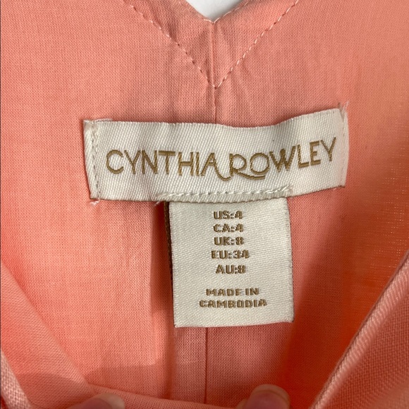 Cynthia Rowley Linen Midi Dress - Picture 3 of 7